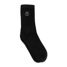 Charger l&#39;image dans la galerie, CIVILIST Mono Smiler Socks Black
