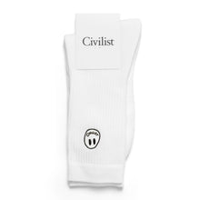 將圖片載入圖庫檢視器 CIVILIST Mono Smiler Socks White
