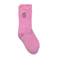 Charger l&#39;image dans la galerie, CIVILIST Mono Smiler Socks Pink
