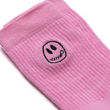 Charger l&#39;image dans la galerie, CIVILIST Mono Smiler Socks Pink
