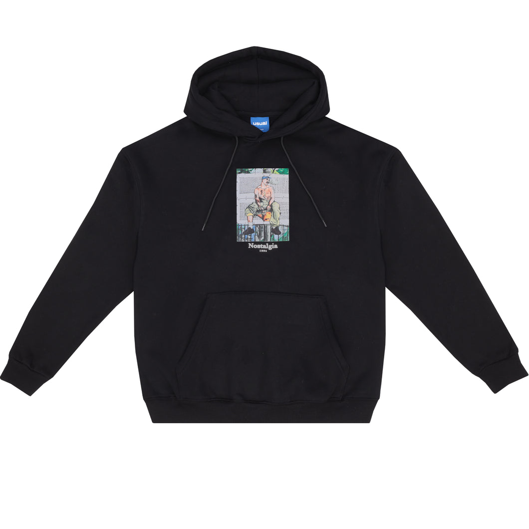 USUAL Nostalgia 2Pac Hoodie Black