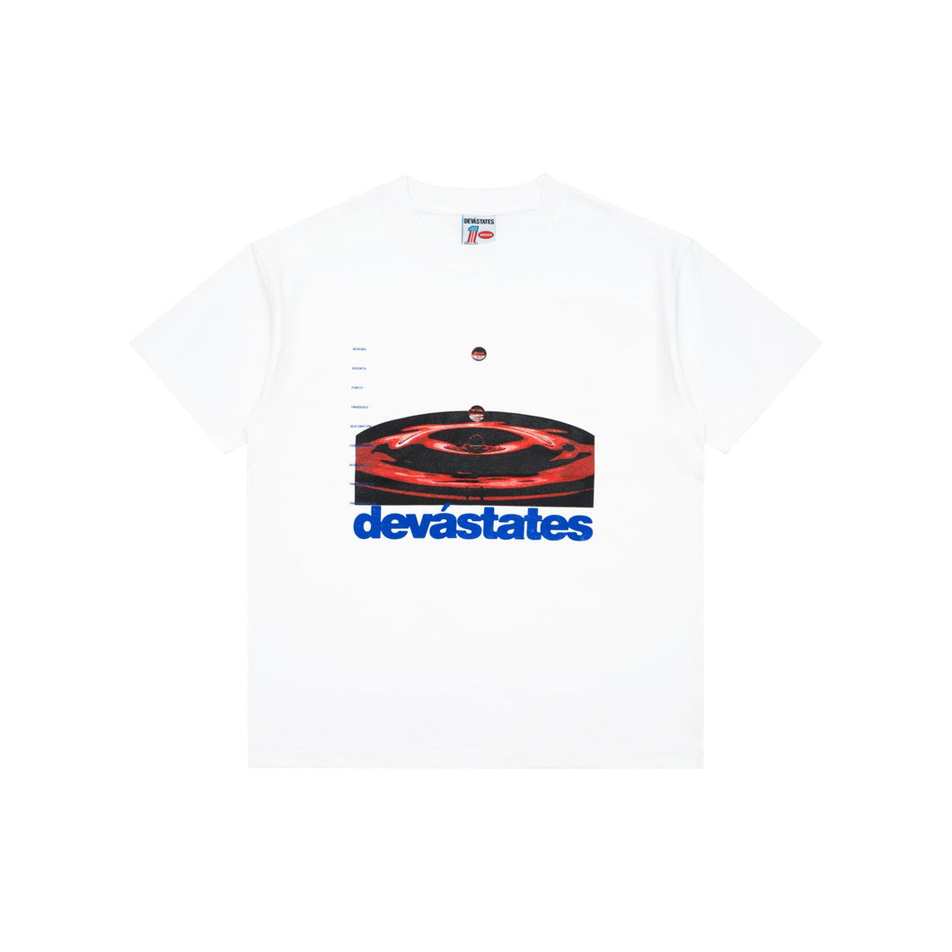 DEVA STATES Ripple GFX Tee White