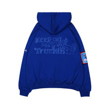 Load image into Gallery viewer, DEVÁ STATES Bethel Graphic Hoodie Blue

