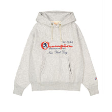 將圖片載入圖庫檢視器 CHAMPION Reverse Weave Archive Hoodie Grey
