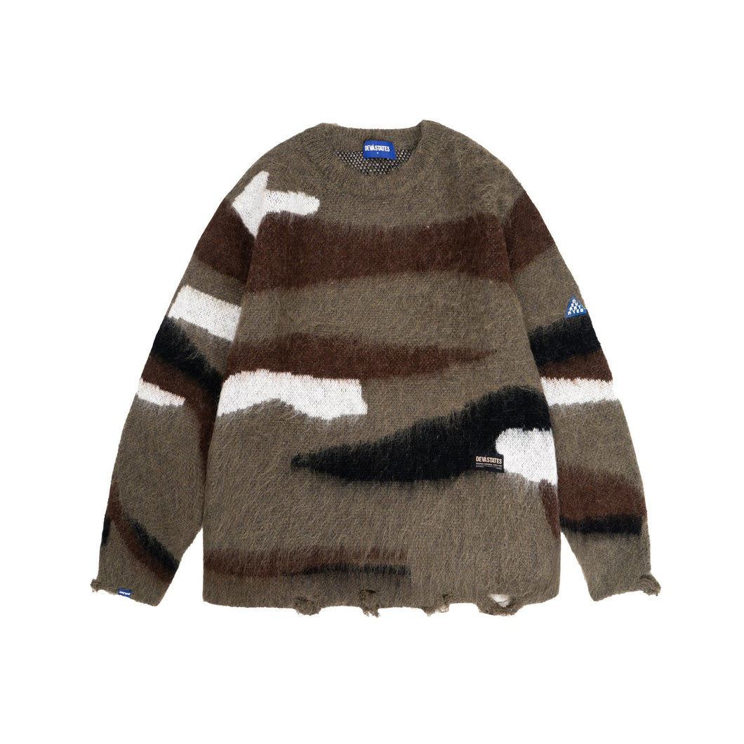 DEVA STATES Desert Mohair Crewneck Multi