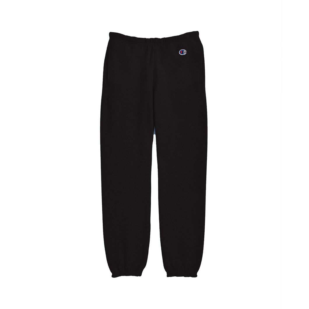 CHAMPION Reverse Wave Joggers Pants Made in USA Black