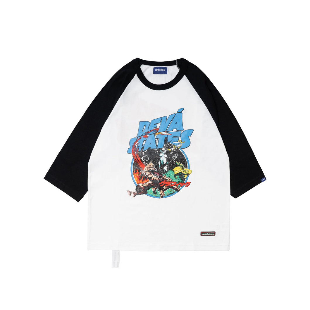 DEVA STATES Axe S/S Raglan Tee Black