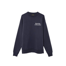 將圖片載入圖庫檢視器 PUBLIC POSSESSION Worldmap Of Discoveries Crewneck Navy
